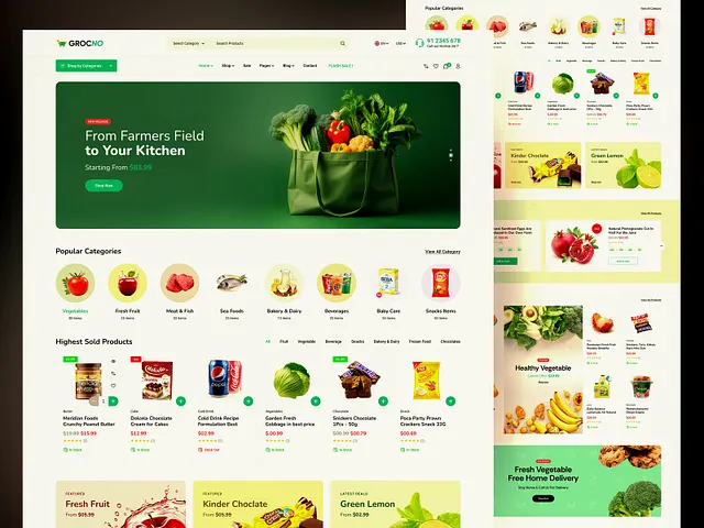 Grocery Store Site