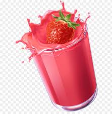 Fresh strawberry shake